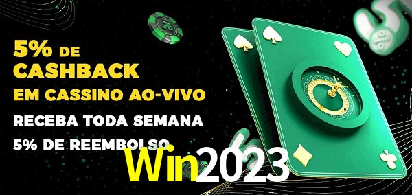 Promoções do cassino ao Vivo Win2023